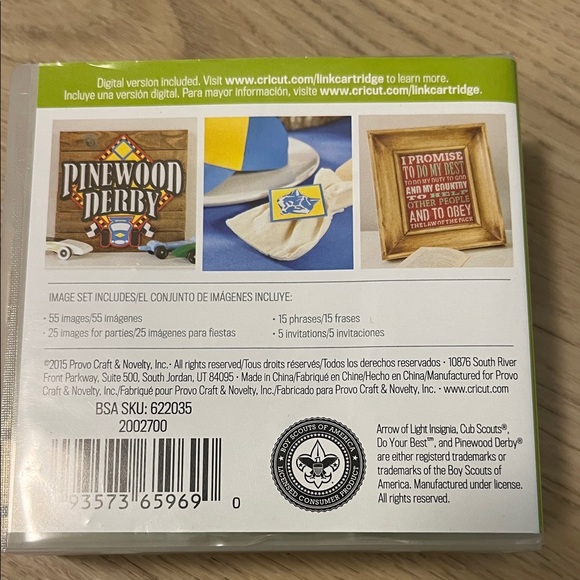 Cricut Cartridge- Do Your Best… for Cub Scouts! - Picture 2 of 3